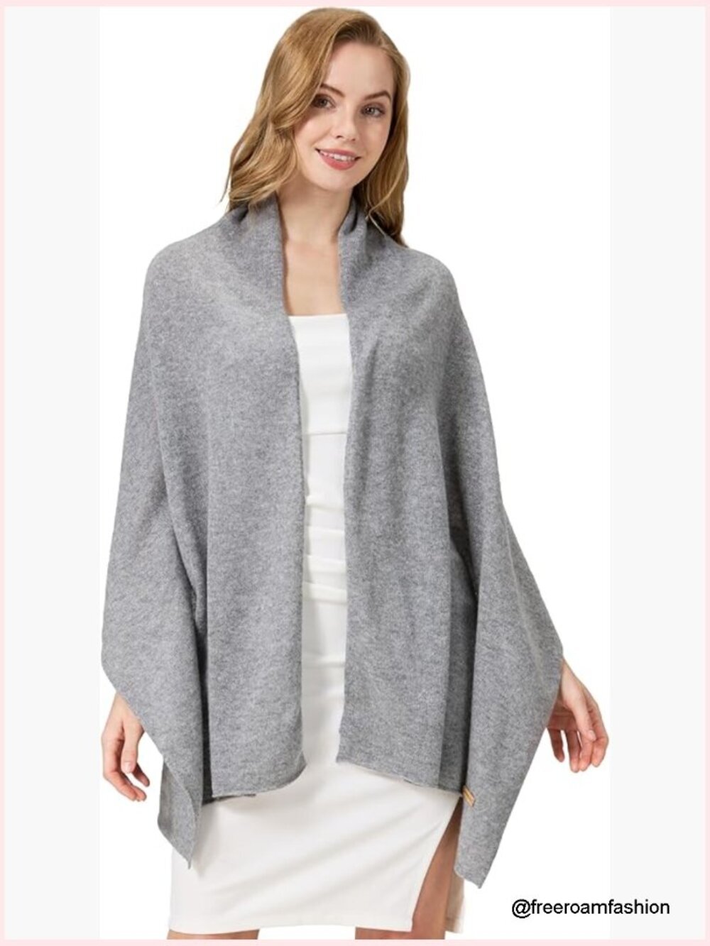 Luxury Cashmere Pashmina Shawl Wrap Scarf 71x24 Lightweight Travel